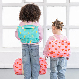 Рюкзак школьный текстильный Ratatam "Flash", молнии на бирюзовом